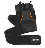 Leder Kraftsport Handschuhe Fitness Sport Bodybuilding Fingerlos S-XXL  G16