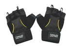Leder Kraftsport Handschuhe Fitness Sport Bodybuilding Fingerlos S-XXL  G17