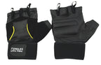Leder Kraftsport Handschuhe Fitness Sport Bodybuilding Fingerlos S-XXL  G17