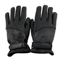 Leder Western Biker Reithandschuhe Schwarz S - 2XL