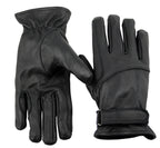 Leder Western Biker Reithandschuhe Schwarz S - 2XL