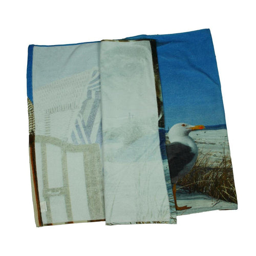 Handtuch Badetuch Maritim 80 x 40 cm 100% Baumwolle