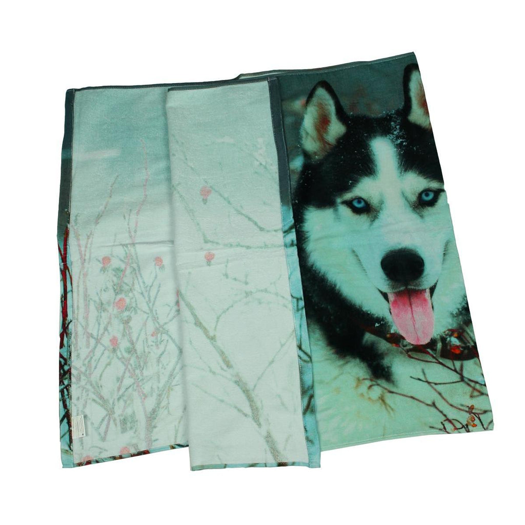 Handtuch Badetuch Husky 80 x 40 cm 100% Baumwolle