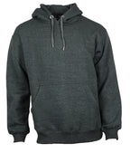 Hoodie Kapuzenpullover Baumwolle grau Größen S bis 4XL