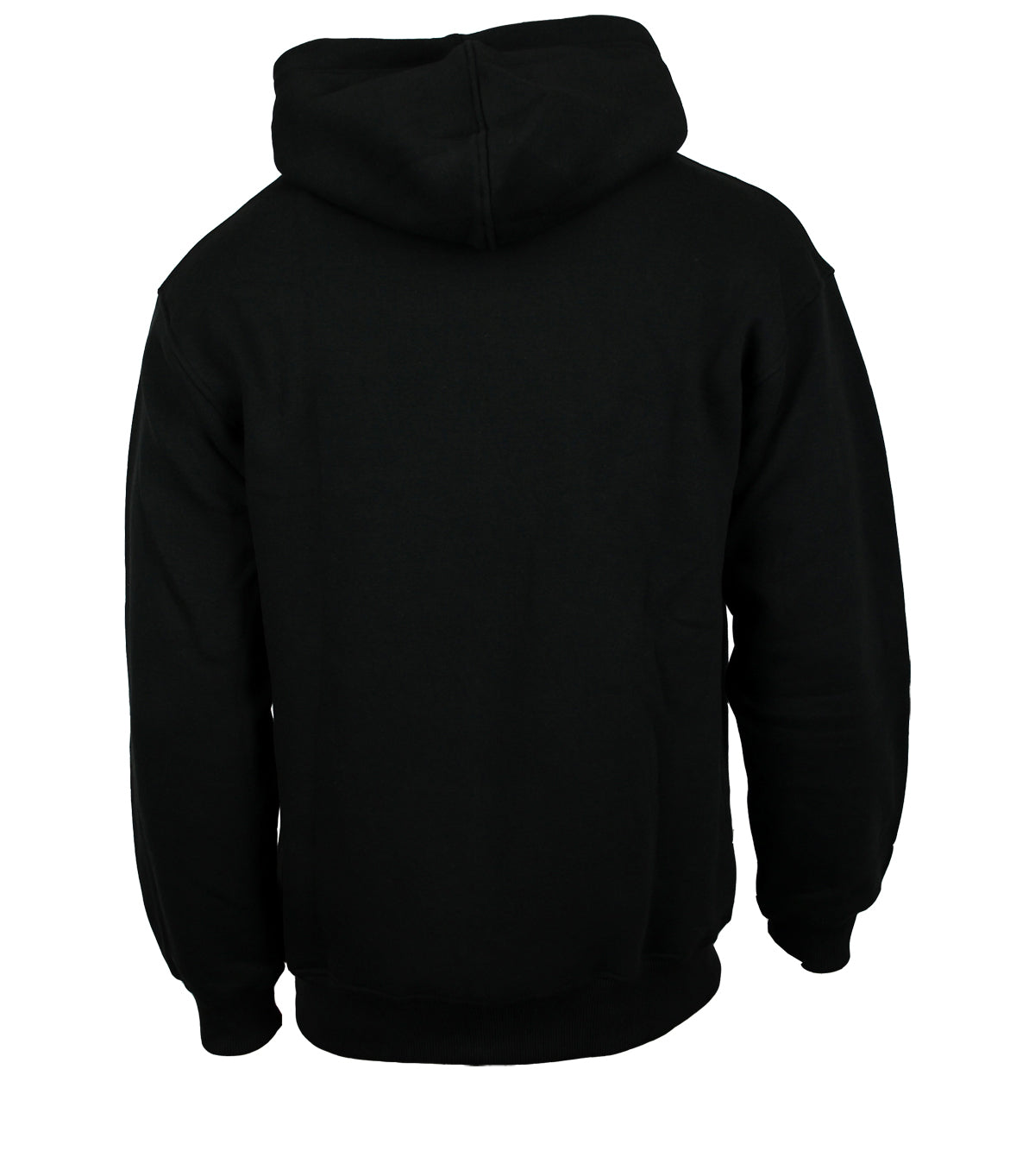 Hoodie Kapuzenpullover Baumwolle schwarz Größen S bis 4XL