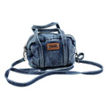 Kleine Damen Jeans Handtasche Denim Schultertasche Crossbody Tasche Blau JT11
