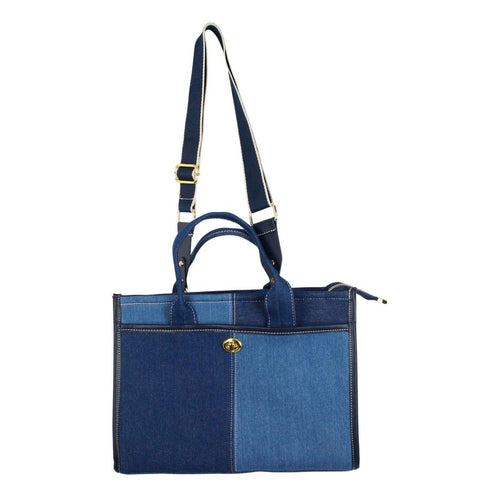Denim Damen Jeans Tasche Schultertasche Crossbody Umhängetasche blau JT12