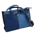 Denim Damen Jeans Tasche Schultertasche Crossbody Umhängetasche blau JT12