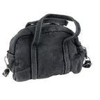 Kleine Damen Jeans Handtasche Denim Schultertasche Crossbody Tasche schwarz JT10