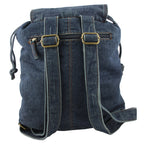 Jeans Rucksack Dunkelblau mit Kristall-Glassteinen – Strass Rucksack S20