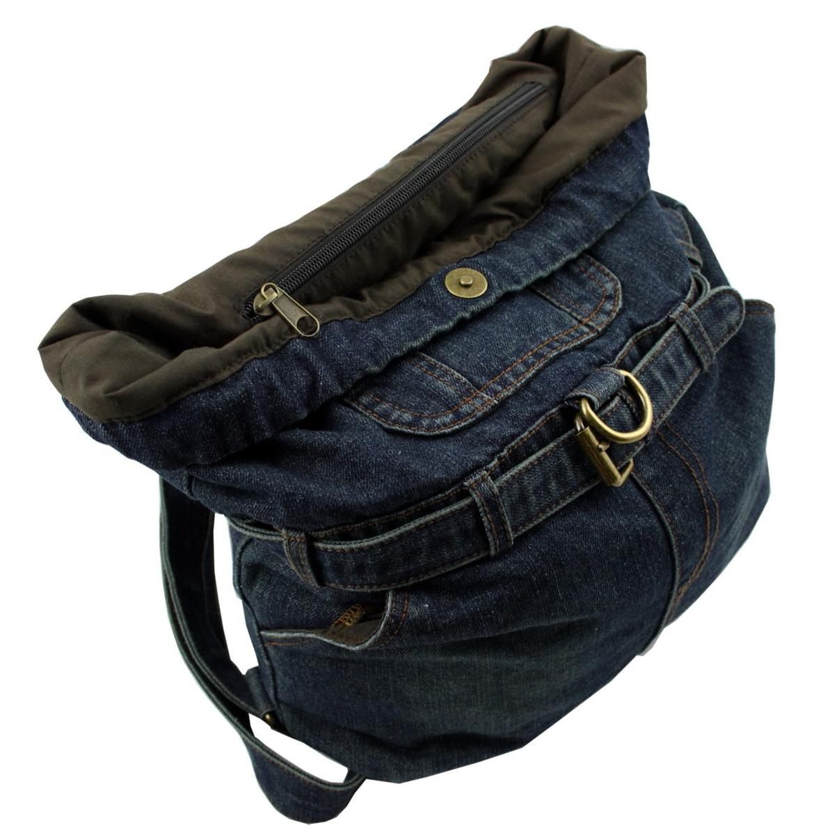 Jeans Rucksack City Dunkelblau