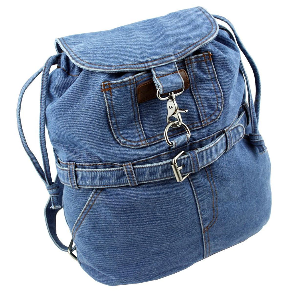 Jeans Rucksack City Blau