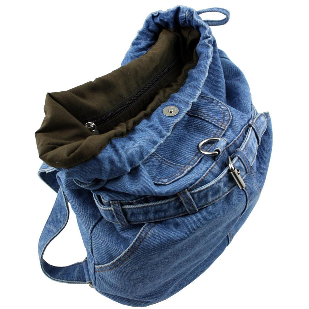 Jeans Rucksack City Blau