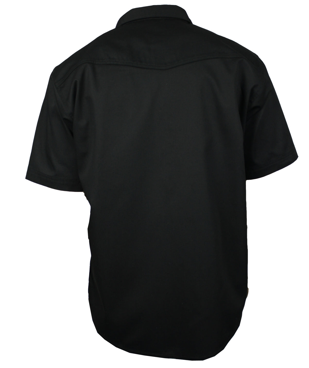Herren Freizeit Hemd Kurzarm Baumwolle schwarz  Größe S - 4XL