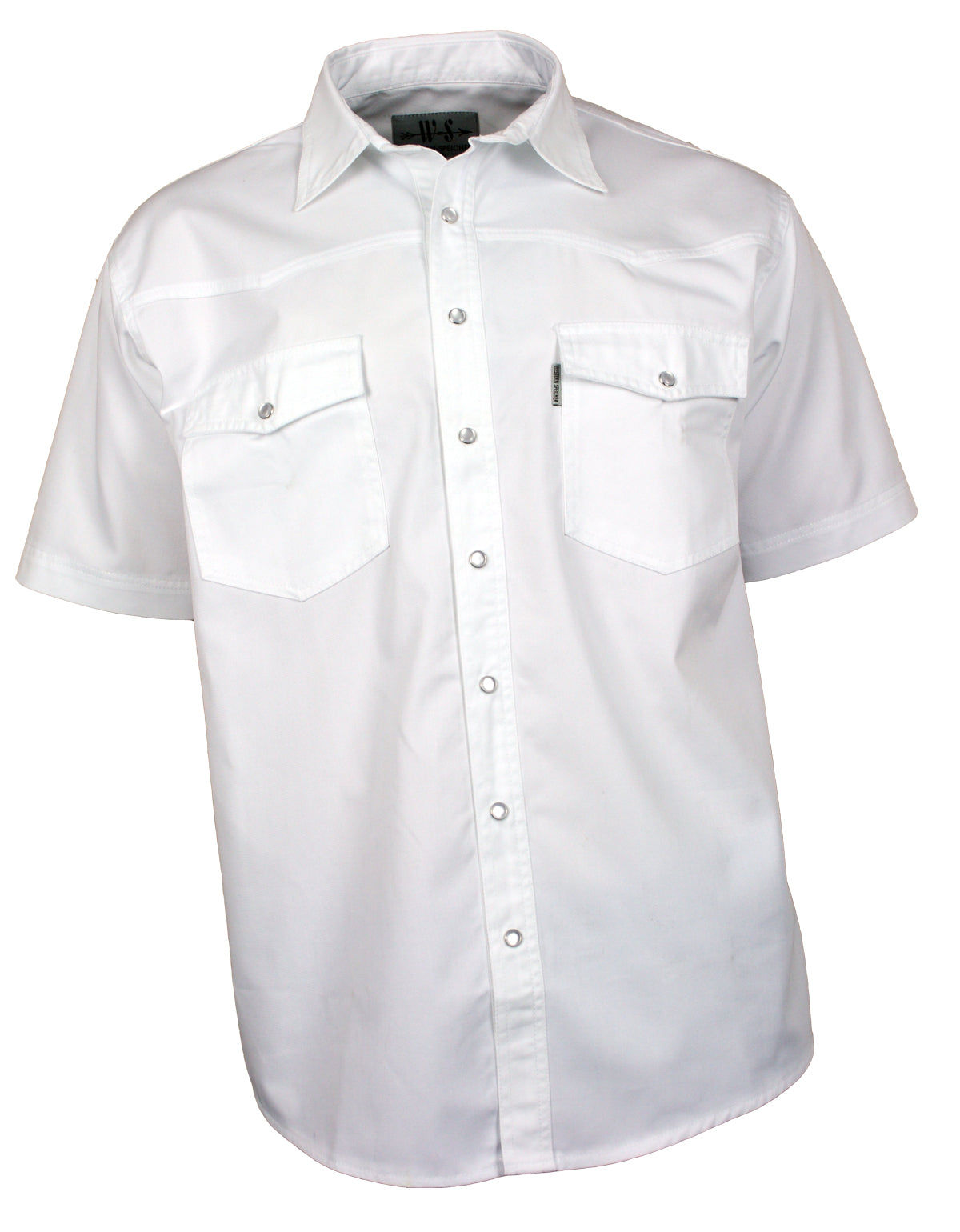Herren Freizeithemd Kurzarm Baumwolle weiß  Größe S - 5XL