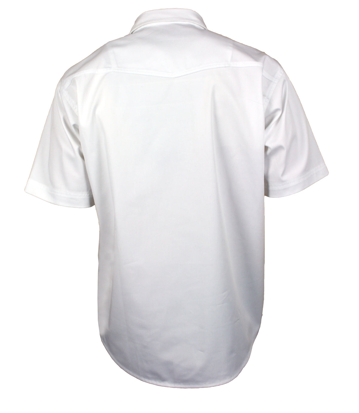 Herren Freizeithemd Kurzarm Baumwolle weiß  Größe S - 5XL