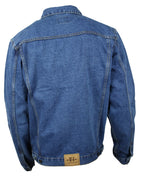 Jeansjacke Denim Herren Jacke Baumwolle blau S bis 4XL