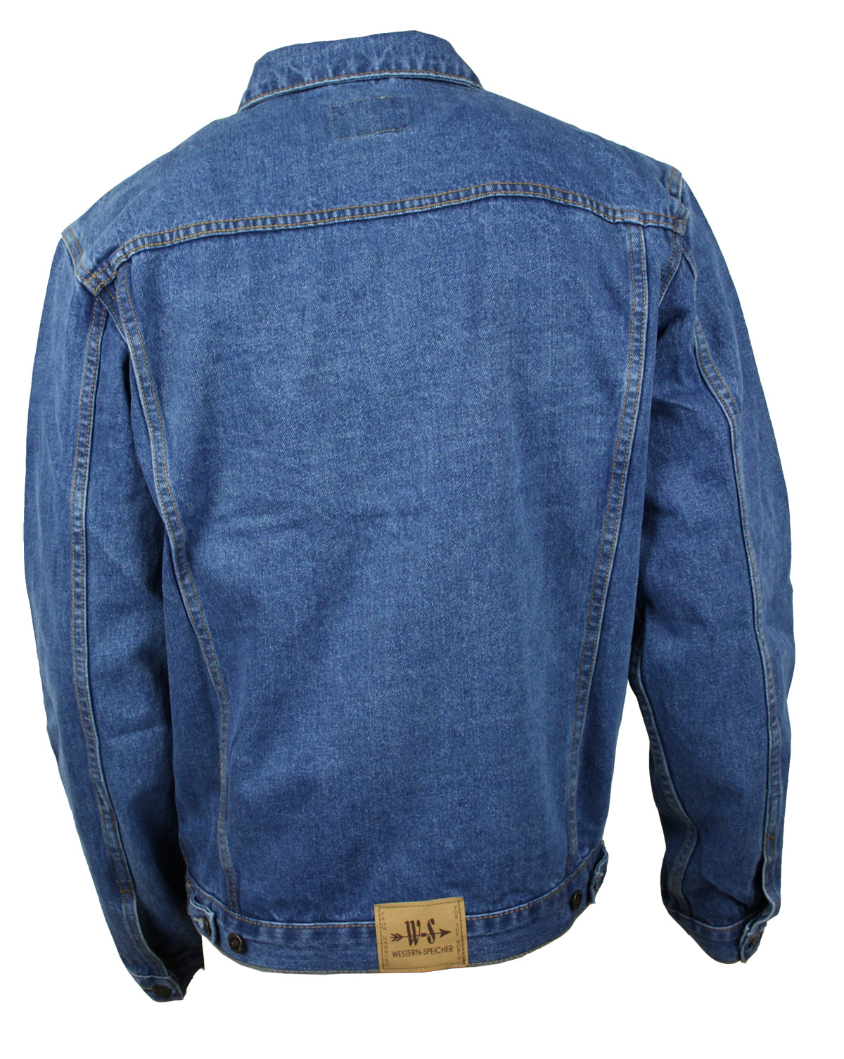 Jeansjacke Denim Herren Jacke Baumwolle blau S bis 4XL