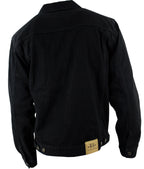 Jeansjacke Herren Denim Baumwolle Jacke Schwarz S bis 4XL