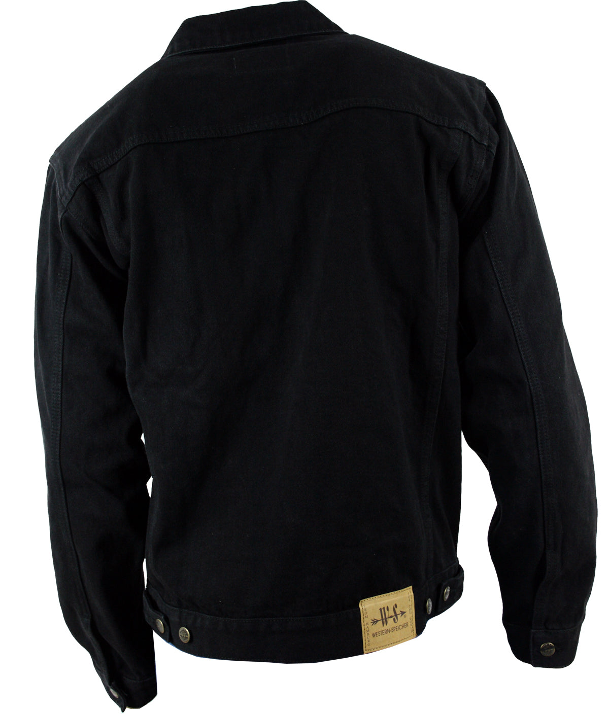 Jeansjacke Herren Denim Baumwolle Jacke Schwarz S bis 4XL