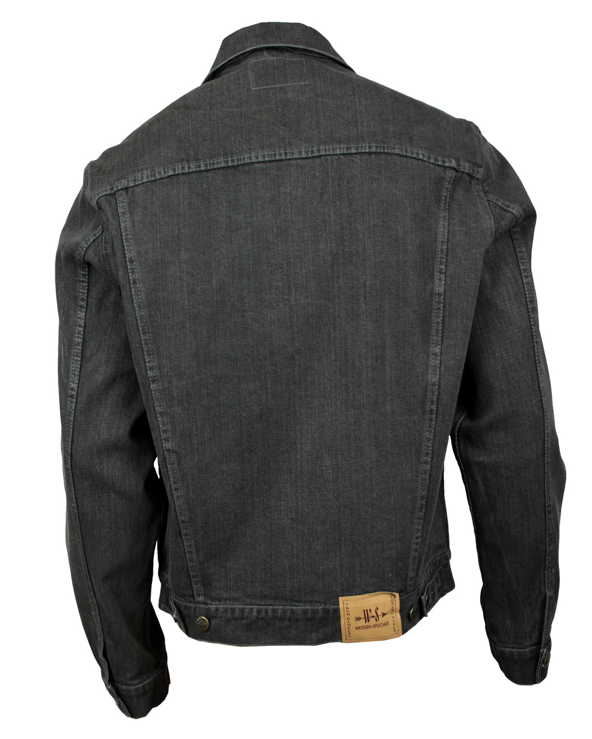 Jeansjacke Denim Herren Jacke Baumwolle Grau S-4XL
