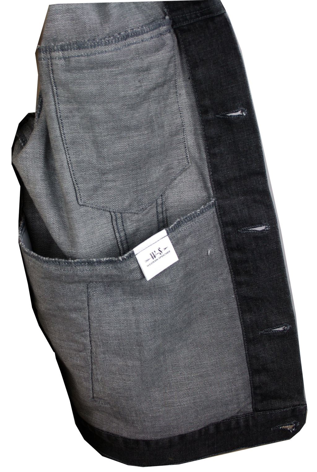 Jeansjacke Denim Herren Jacke Baumwolle Grau S-4XL