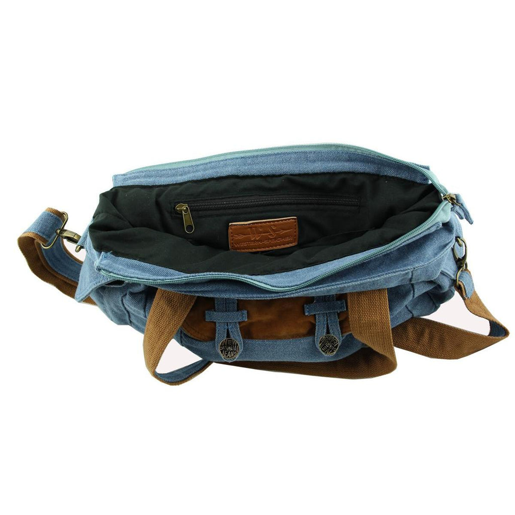 Jeanstasche / Schultertasche Sunny Blau