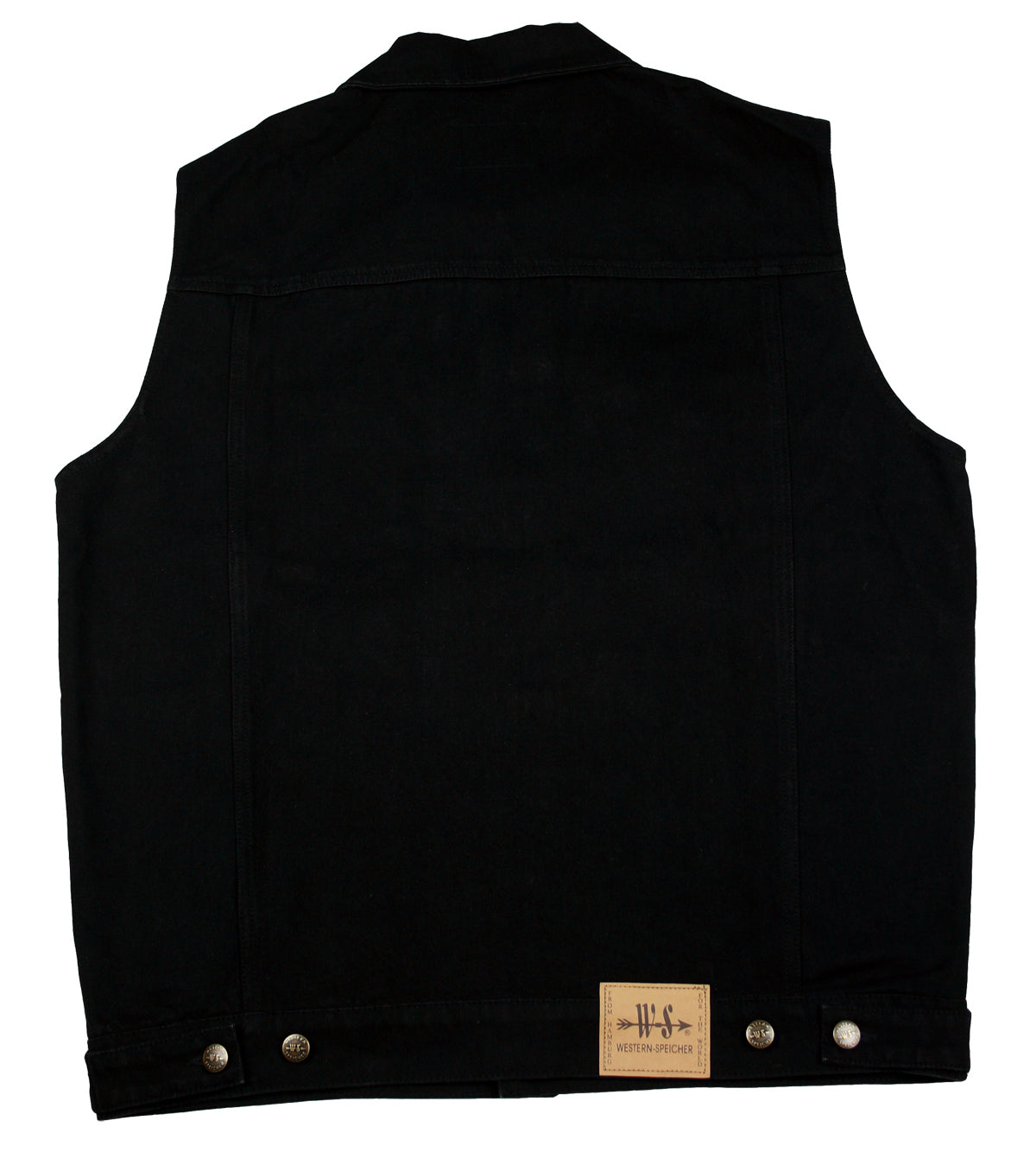 Jeansweste Bull Herren Denim Biker Weste Kutte schwarz S - 5XL