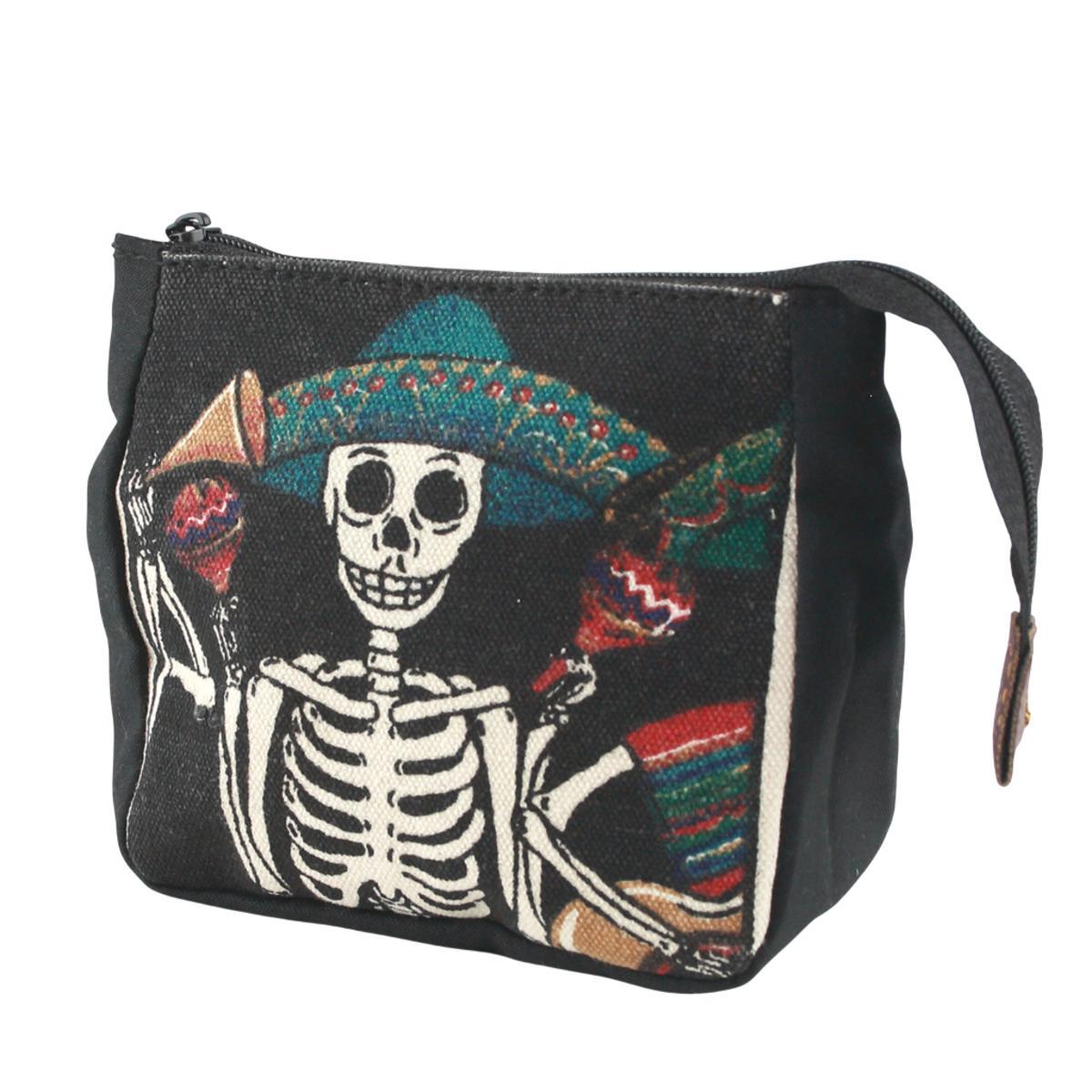 Mehrzwecktasche Kosmetik Tasche mit Reißverschluss - aus Mexico - KT 11