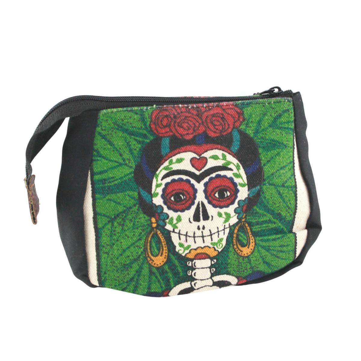 Mehrzwecktasche Kosmetik Tasche mit Reißverschluss - aus Mexico - KT 12