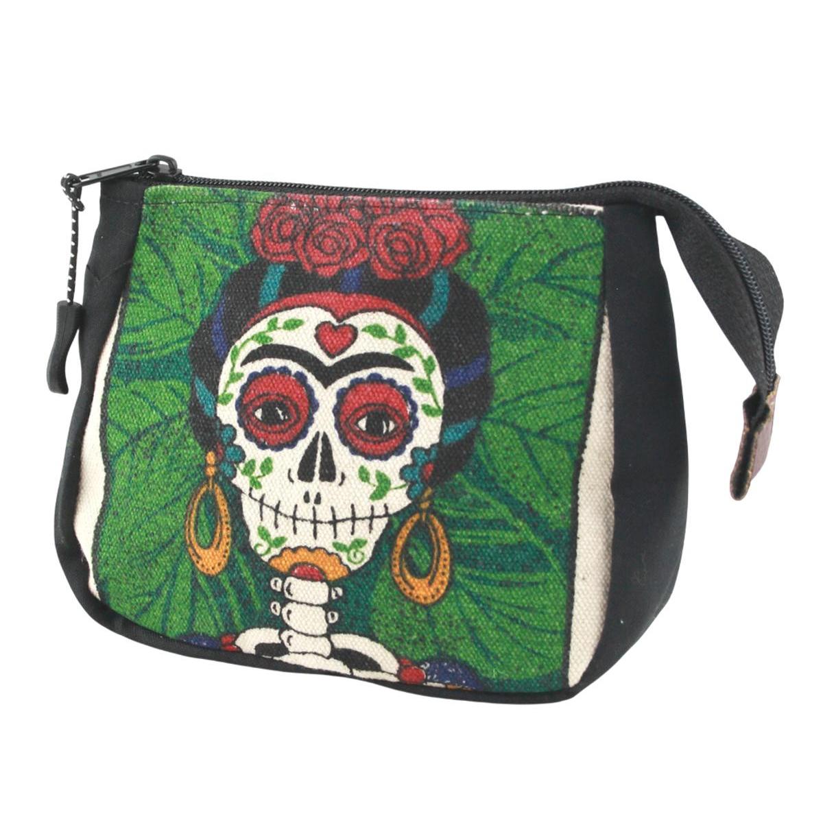 Mehrzwecktasche Kosmetik Tasche mit Reißverschluss - aus Mexico - KT 12