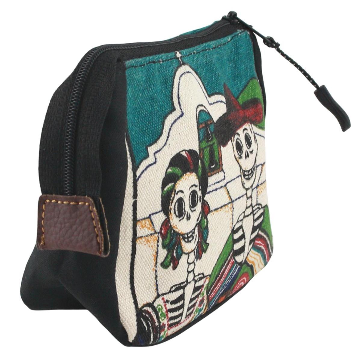 Mehrzwecktasche Kosmetik Tasche mit Reißverschluss - aus Mexico - KT 14