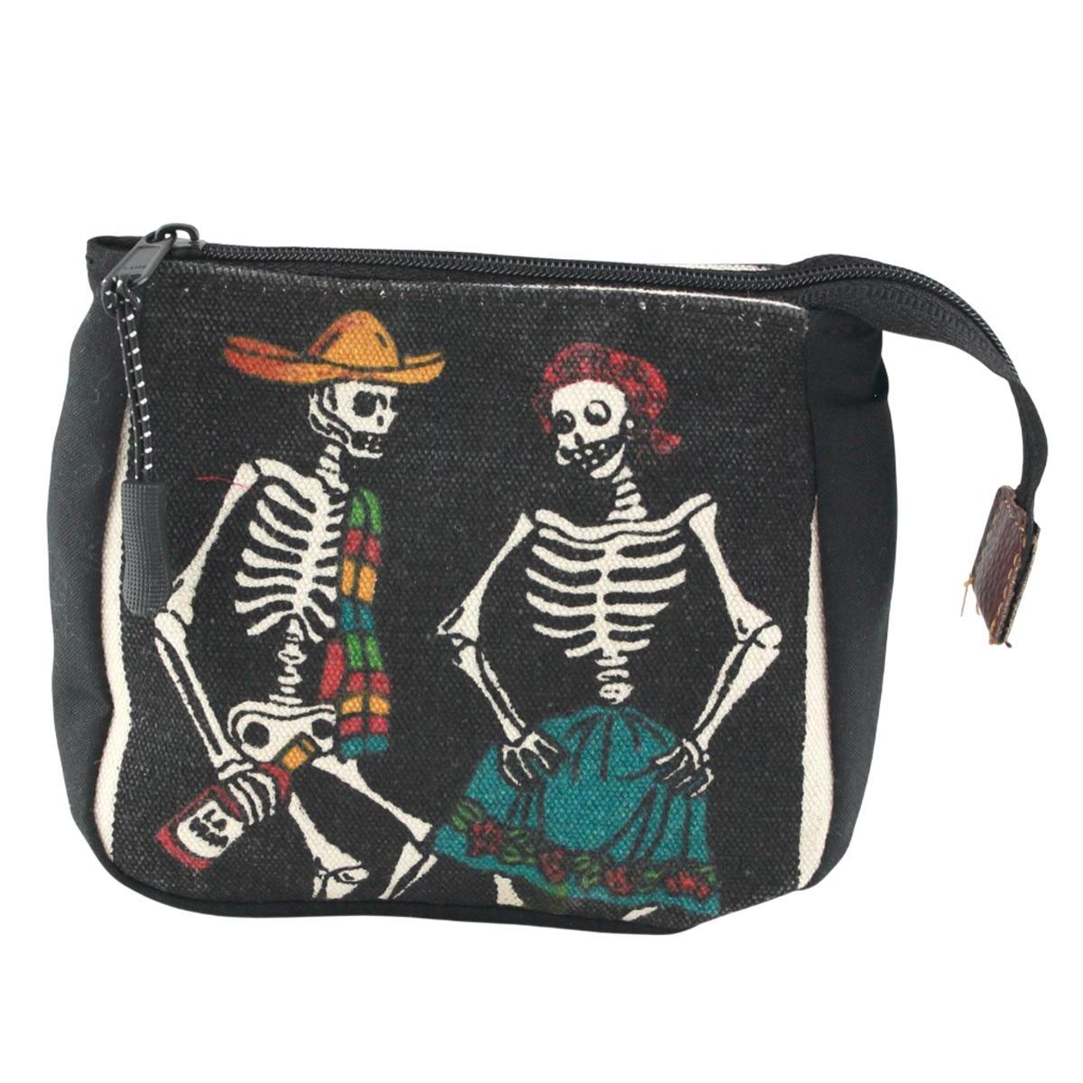 Mehrzwecktasche Kosmetik Tasche mit Reißverschluss - aus Mexico - KT 15