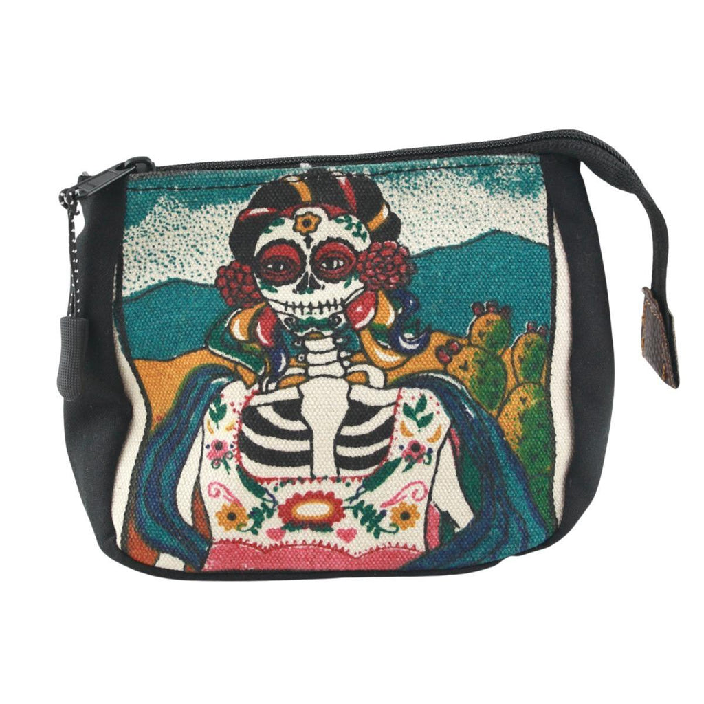 Mehrzwecktasche Kosmetik Tasche mit Reißverschluss - aus Mexico - KT 16