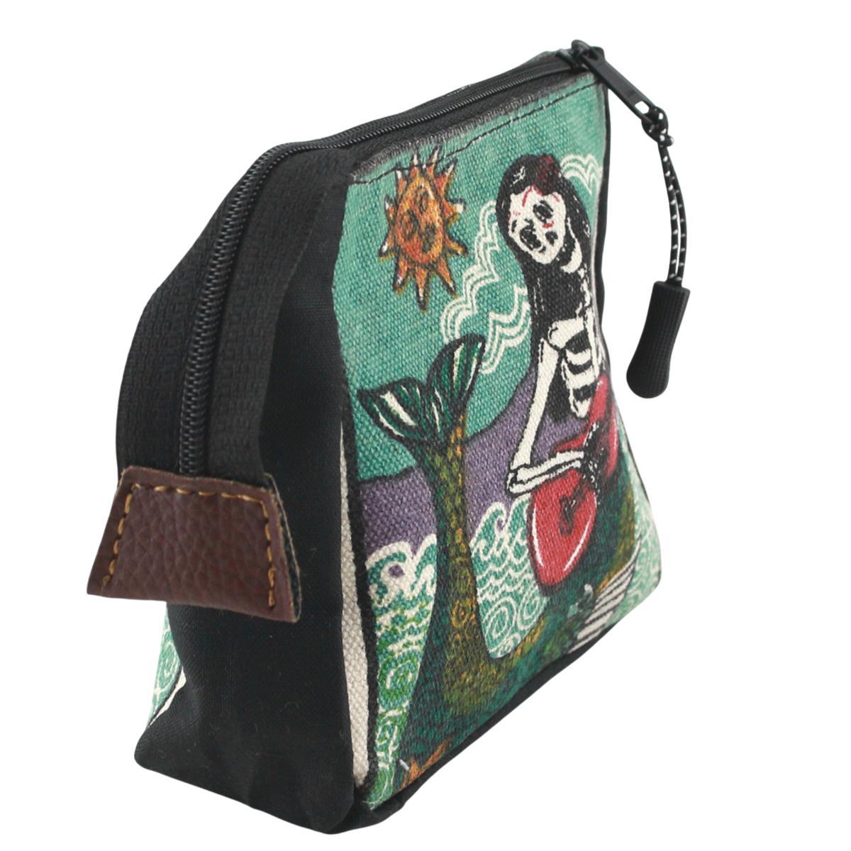Mehrzwecktasche Kosmetik Tasche mit Reißverschluss - aus Mexico - KT 18