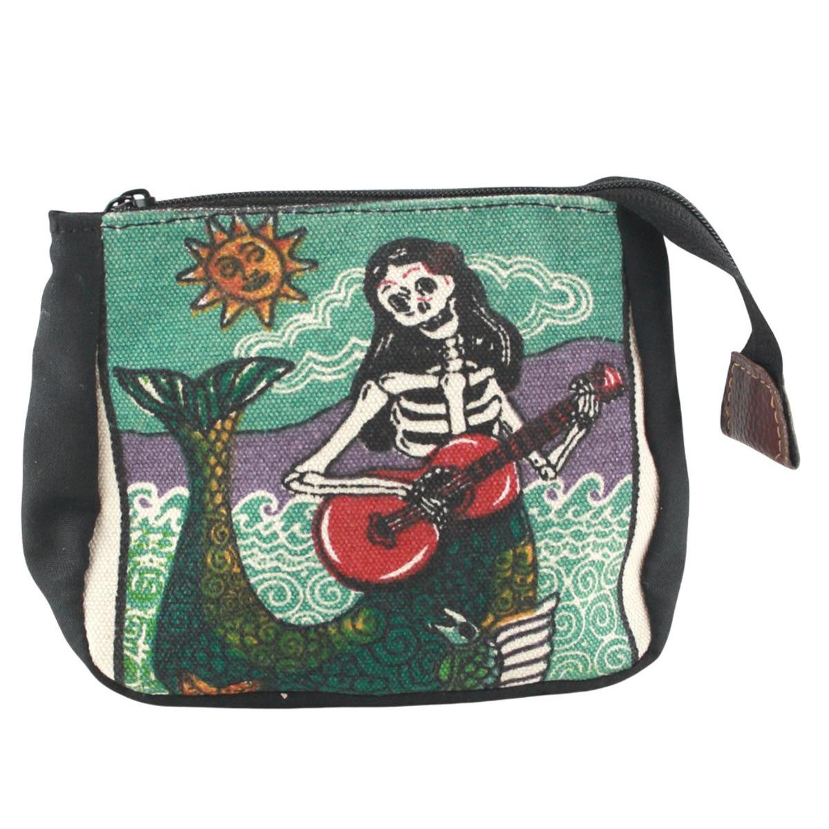 Mehrzwecktasche Kosmetik Tasche mit Reißverschluss - aus Mexico - KT 18