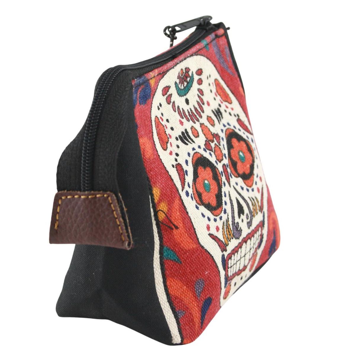 Mehrzwecktasche Kosmetik Tasche mit Reißverschluss - aus Mexico - KT 19