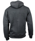 Kapuzenjacke Sweatjacke Baumwolle Grau S - 3XL