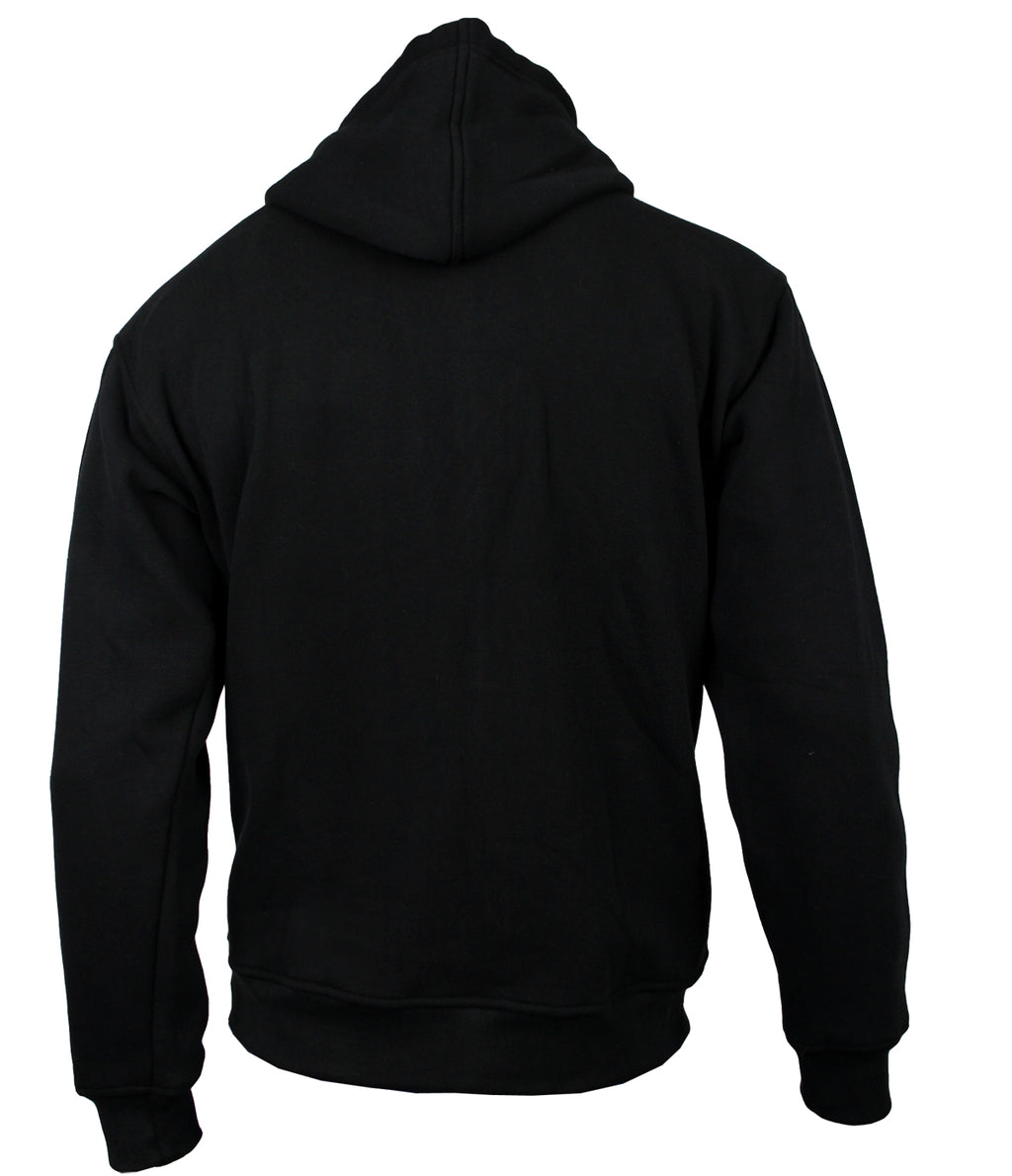 Kapuzenjacke Sweatjacke Baumwolle Schwarz S - 3XL