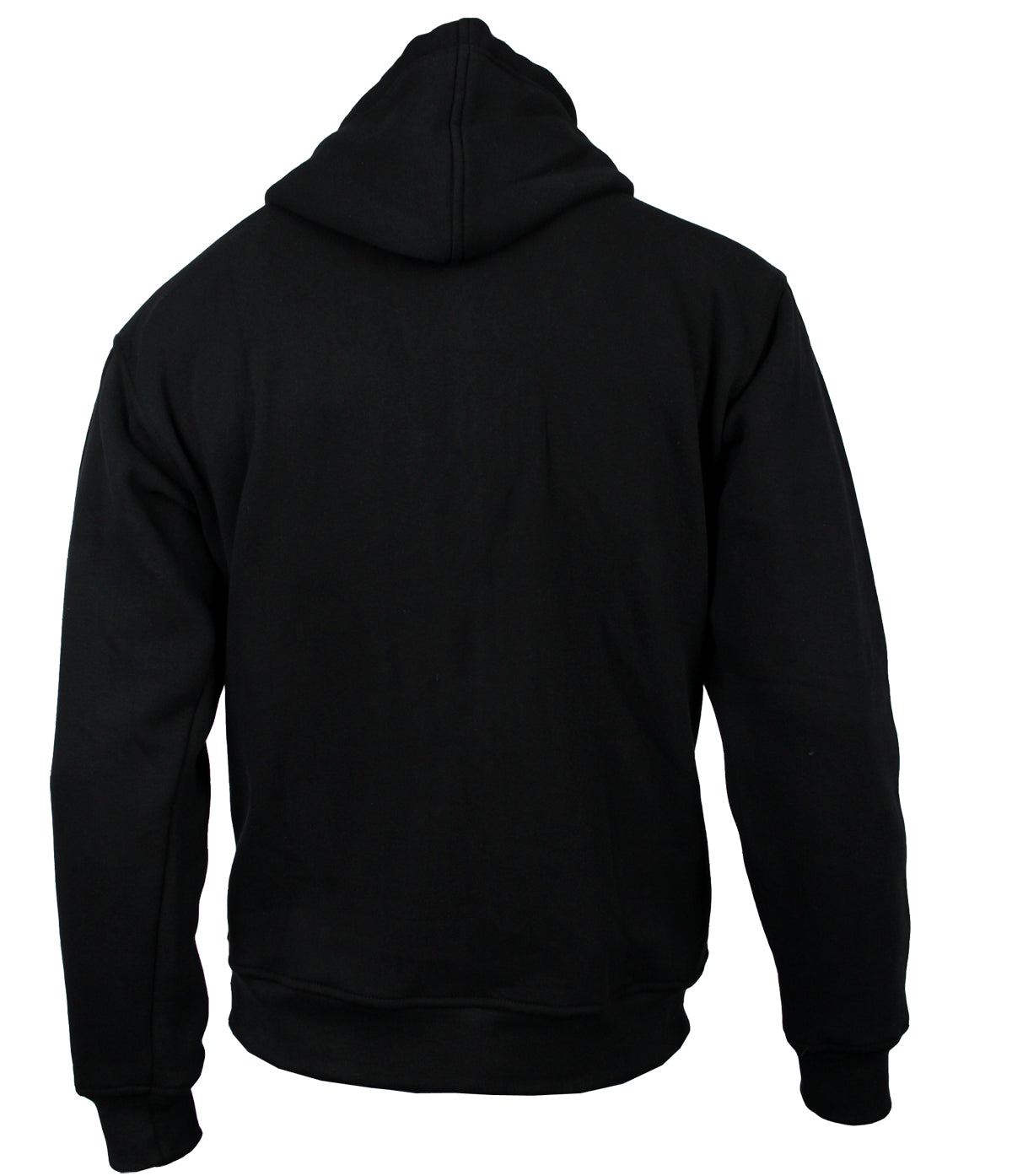 Kapuzenjacke Sweatjacke Baumwolle Schwarz S - 3XL