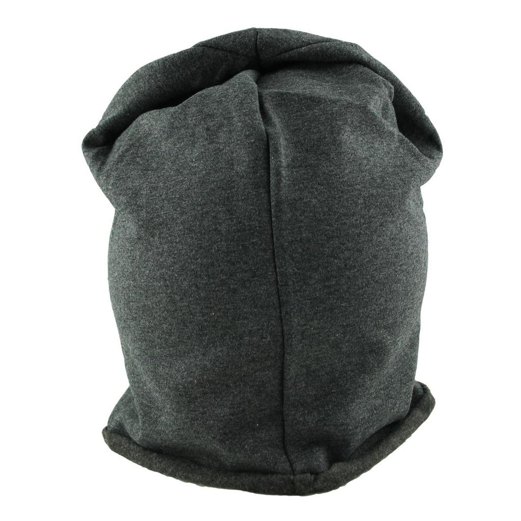 Mütze Beanie Damen Glitzer mit Strass Applikationen Anker Grau B07 onesize