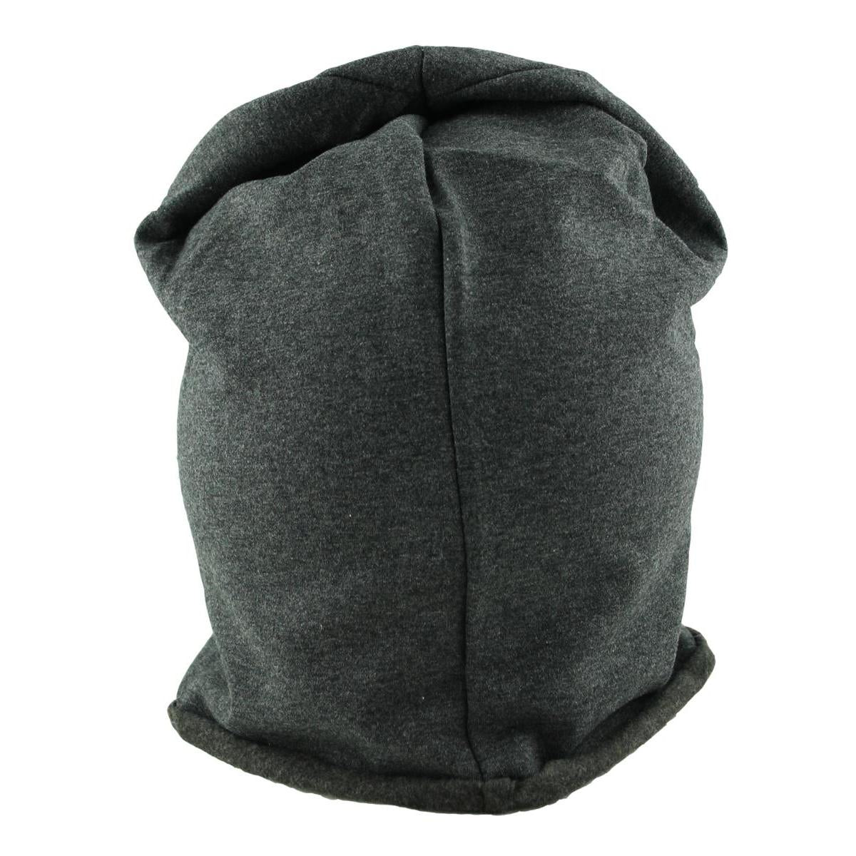 Mütze Beanie Damen Glitzer mit Strass Applikationen Anker Grau B07 onesize