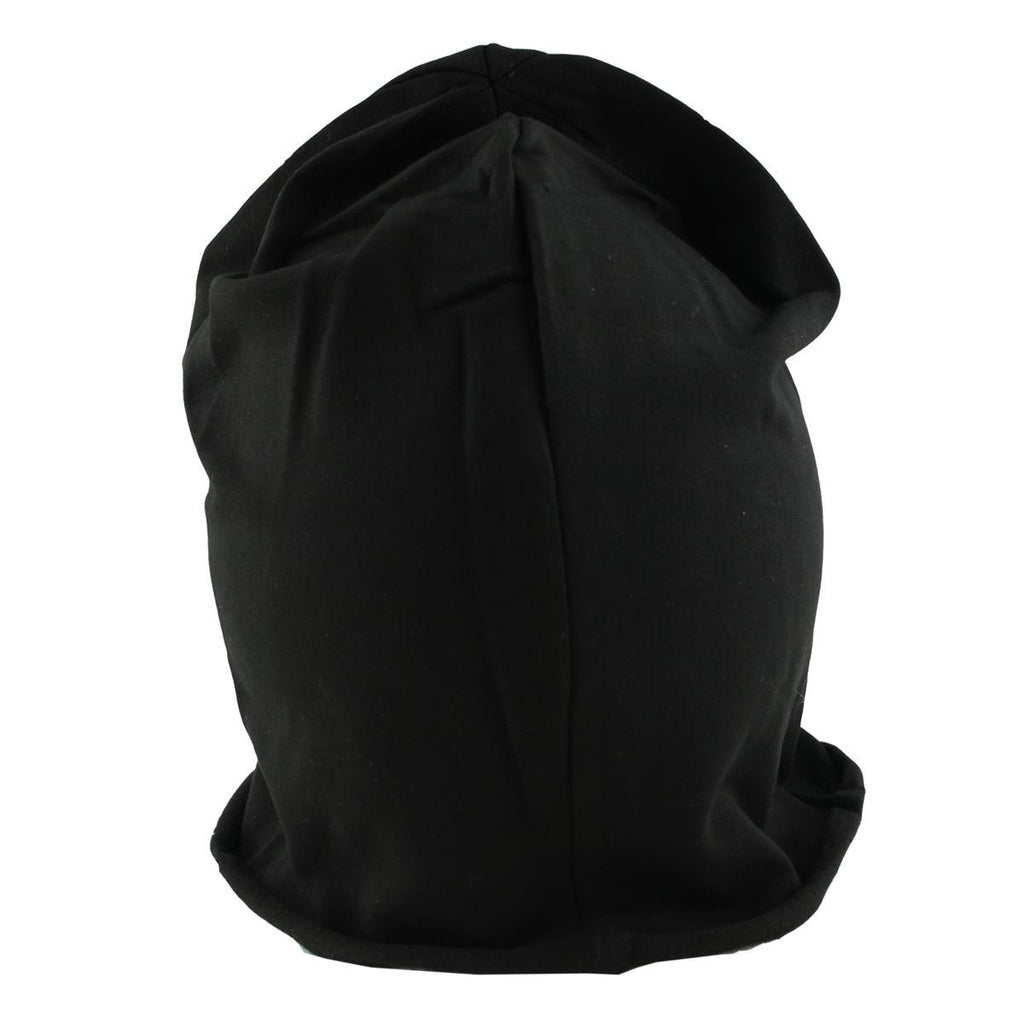 Mütze Beanie Damen Glitzer mit Strass Applikationen Anker Schwarz B08 onesize