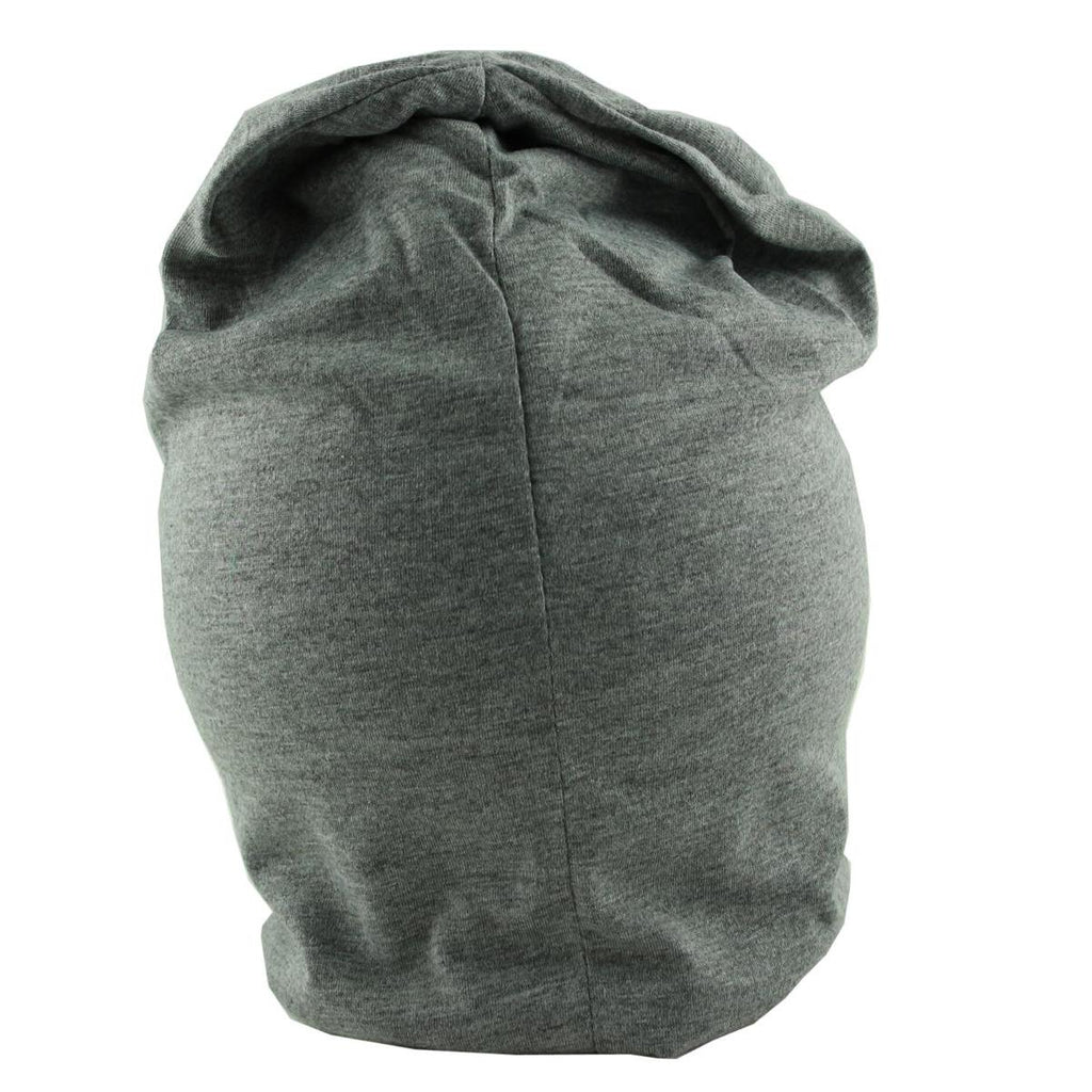 Mütze Beanie Damen Glitzer mit Strass Applikationen Stern Hellgrau B09 onesize