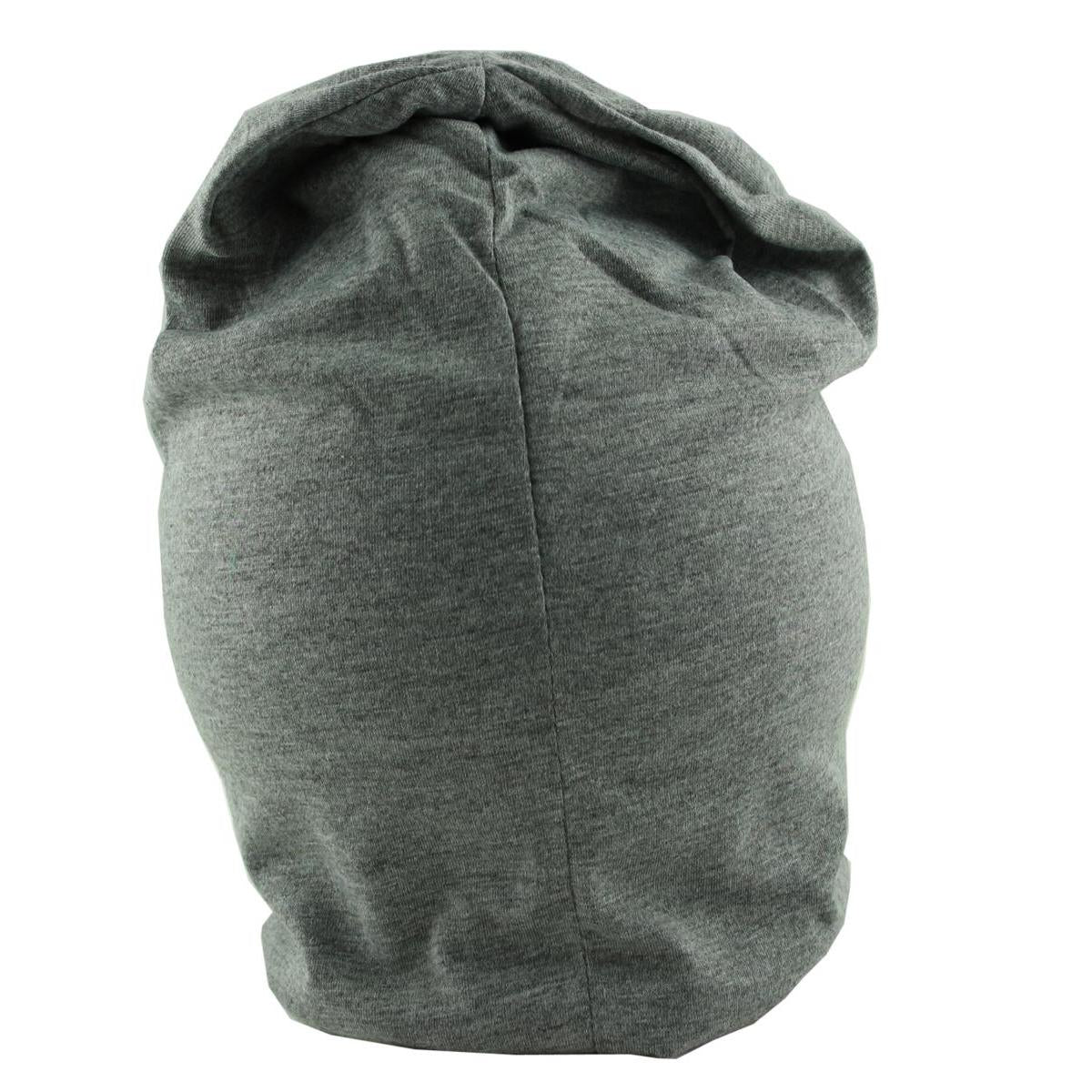 Mütze Beanie Damen Glitzer mit Strass Applikationen Stern Hellgrau B09 onesize