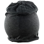 Mütze Beanie Damen Glitzer mit Strass Applikationen Stern Grau B05 onesize