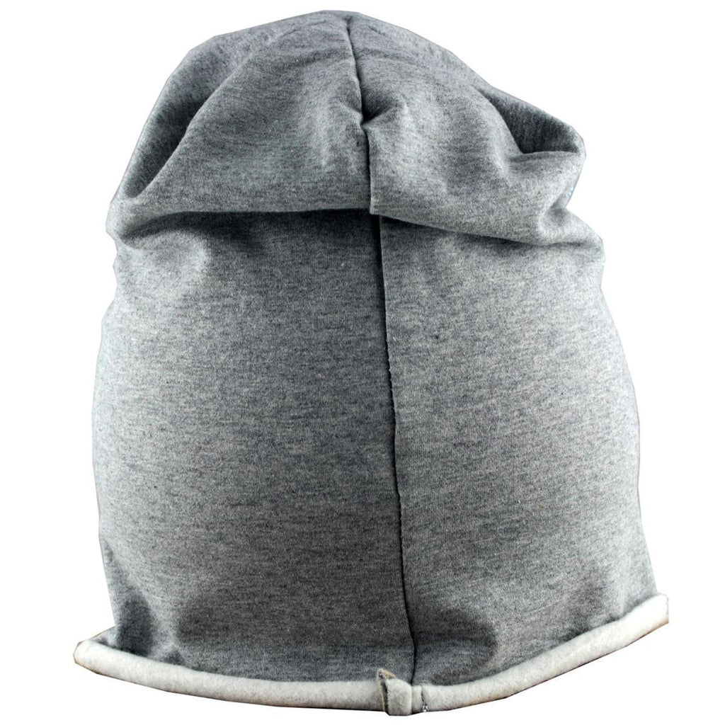 Mütze Beanie Damen Glitzer mit Strass Applikationen Stern Hellgrau B03 onesize