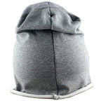 Mütze Beanie Damen Glitzer mit Strass Applikationen Stern Hellgrau B03 onesize