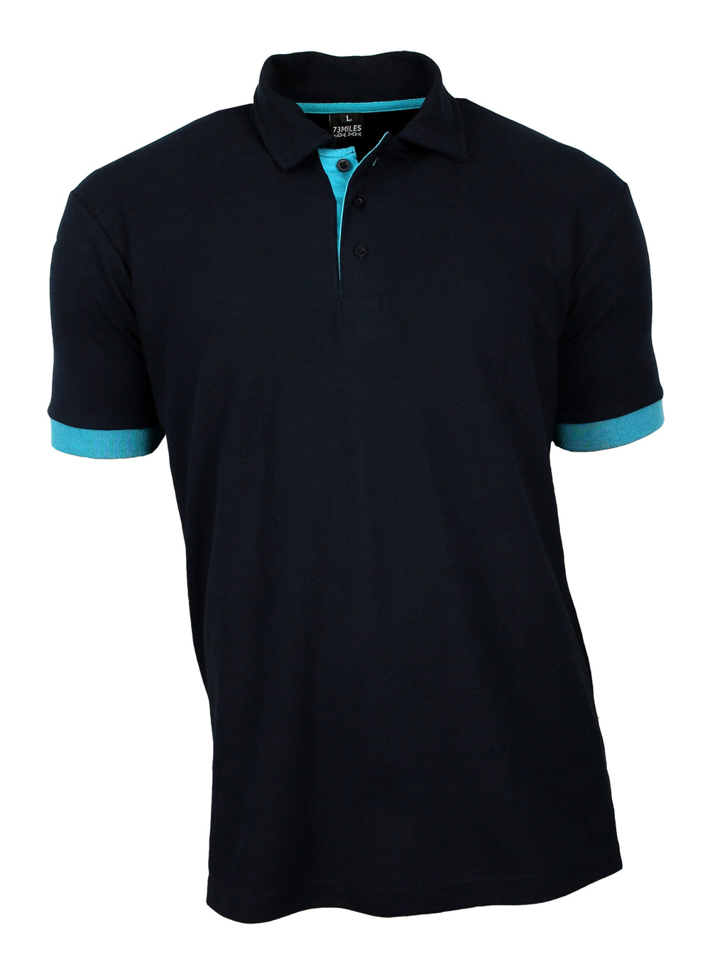 Poloshirt Herren Polohemd Baumwolle kurzarm dunkelblau S - 4XL