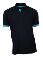 Poloshirt Herren Polohemd Baumwolle kurzarm dunkelblau S - 4XL